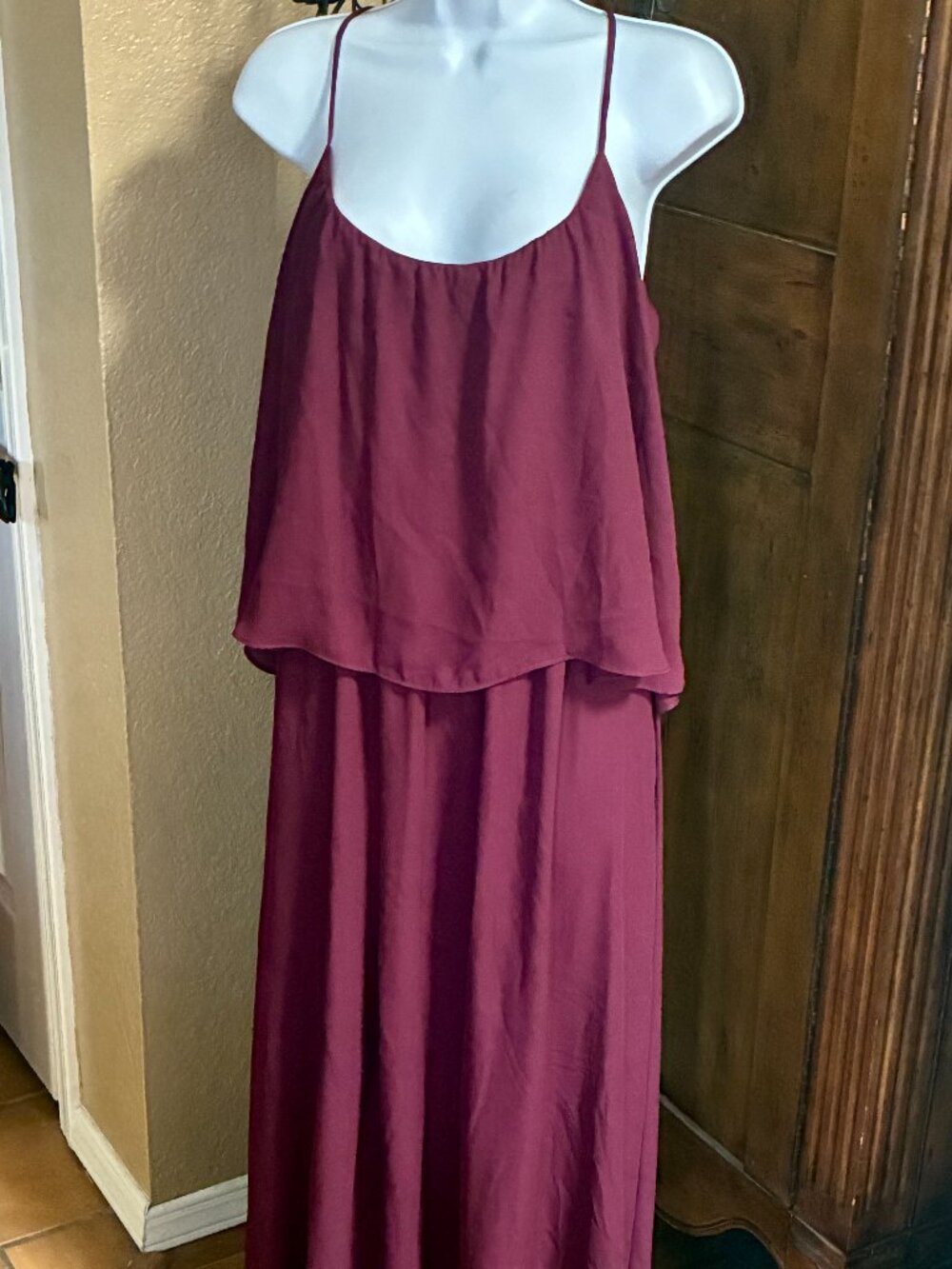 NYMPHE Halter Maxi Dress, Size Medium, Whimsigoth Romantic Boho Chic Ethereal
